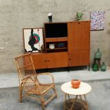Rattan armchair