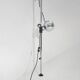 Lampe de sol chrome allant du sol au plafond, années 1970