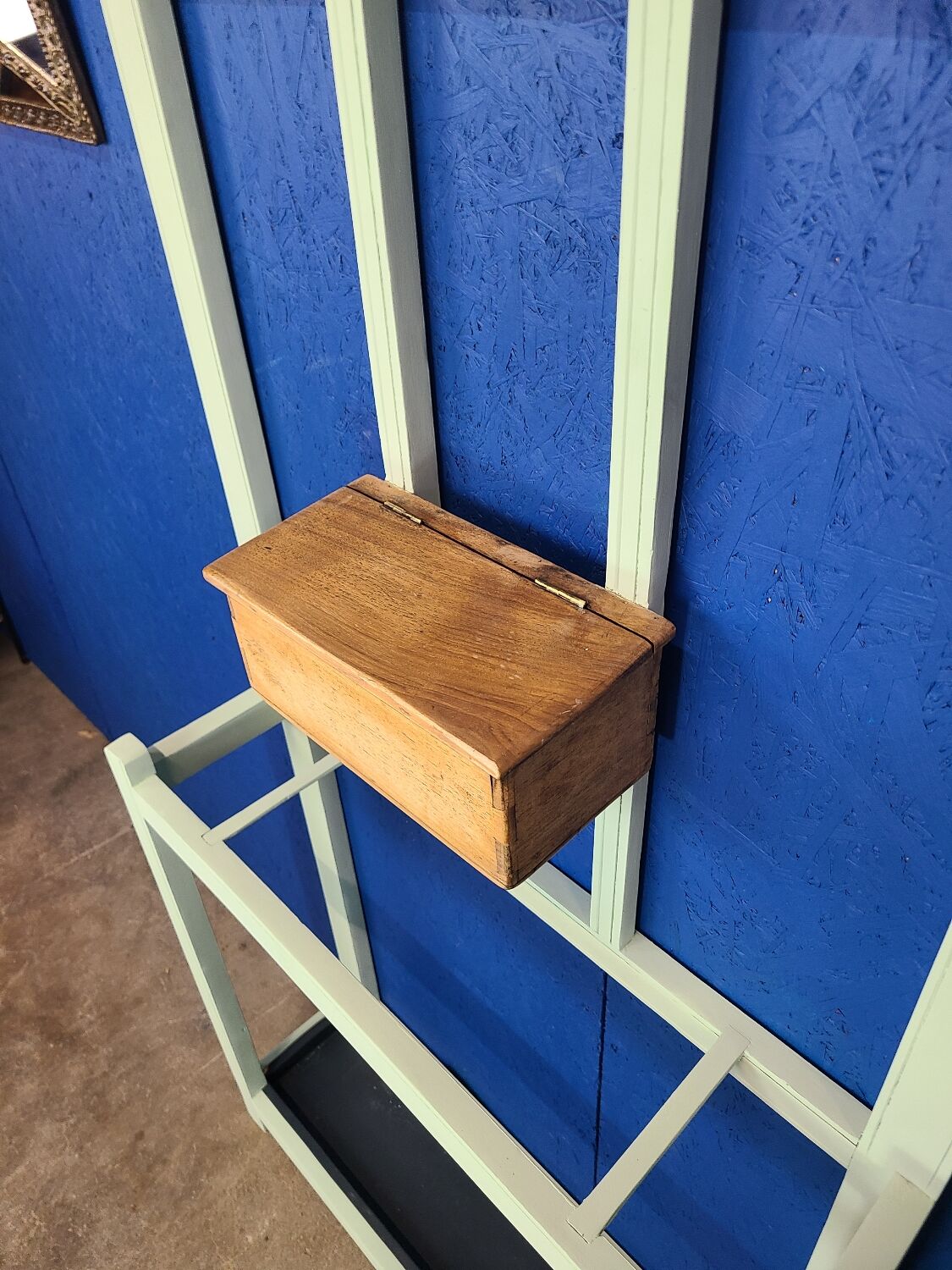 Restored 1950s coat rack