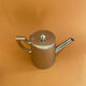 Silver metal teapot