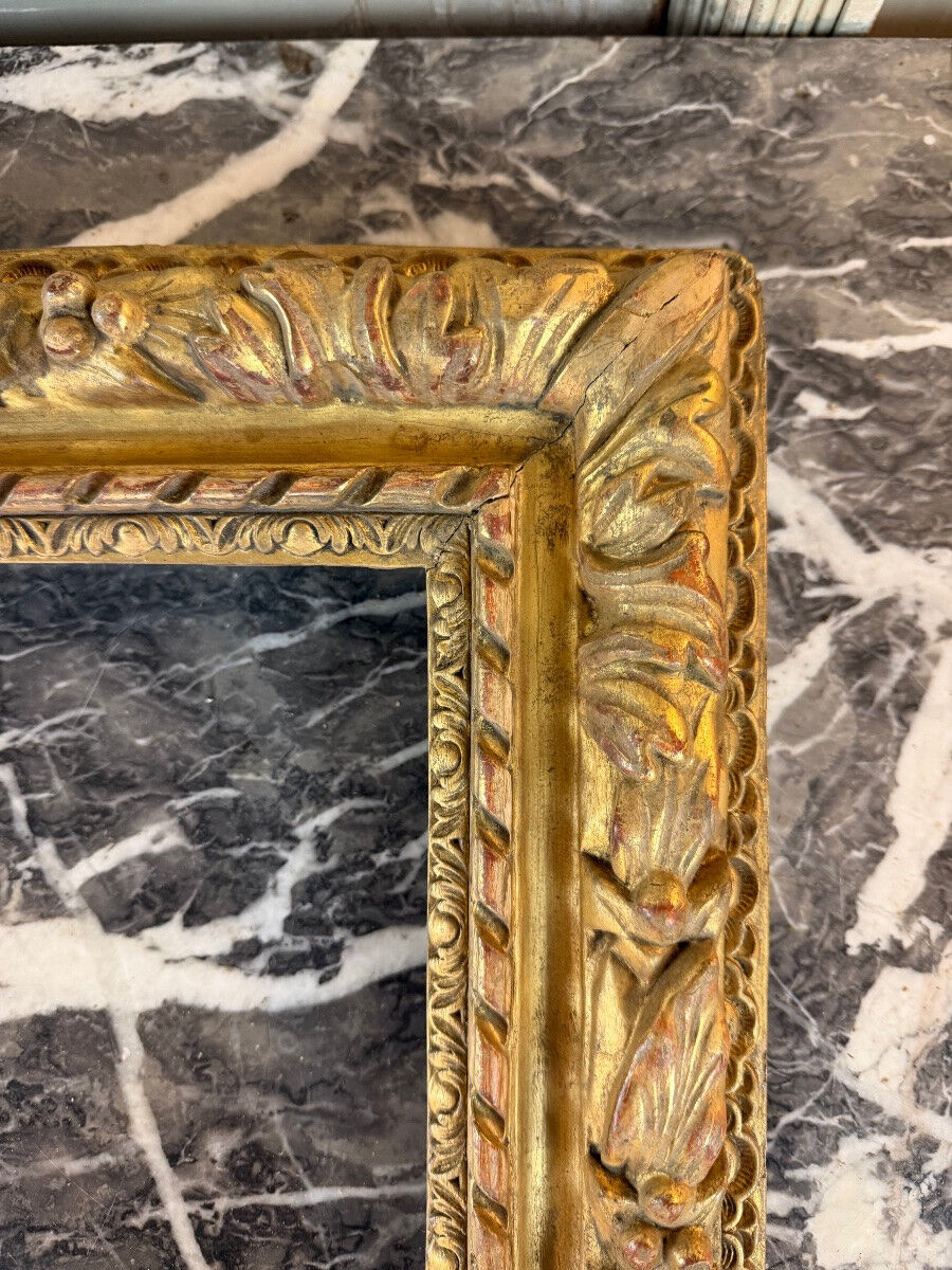 Carved and gilded wooden frame, France, 18th century