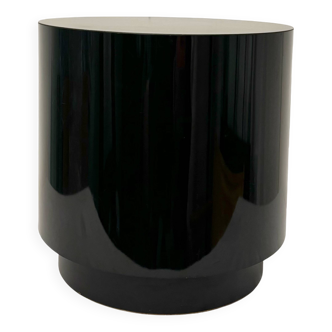 Side table, black melamine coffee table, 1970