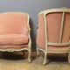 Pair of Louis XV Style Bergeres in Painted Beech Circa 1900