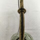 Wall lamp, art deco tulip colored glass