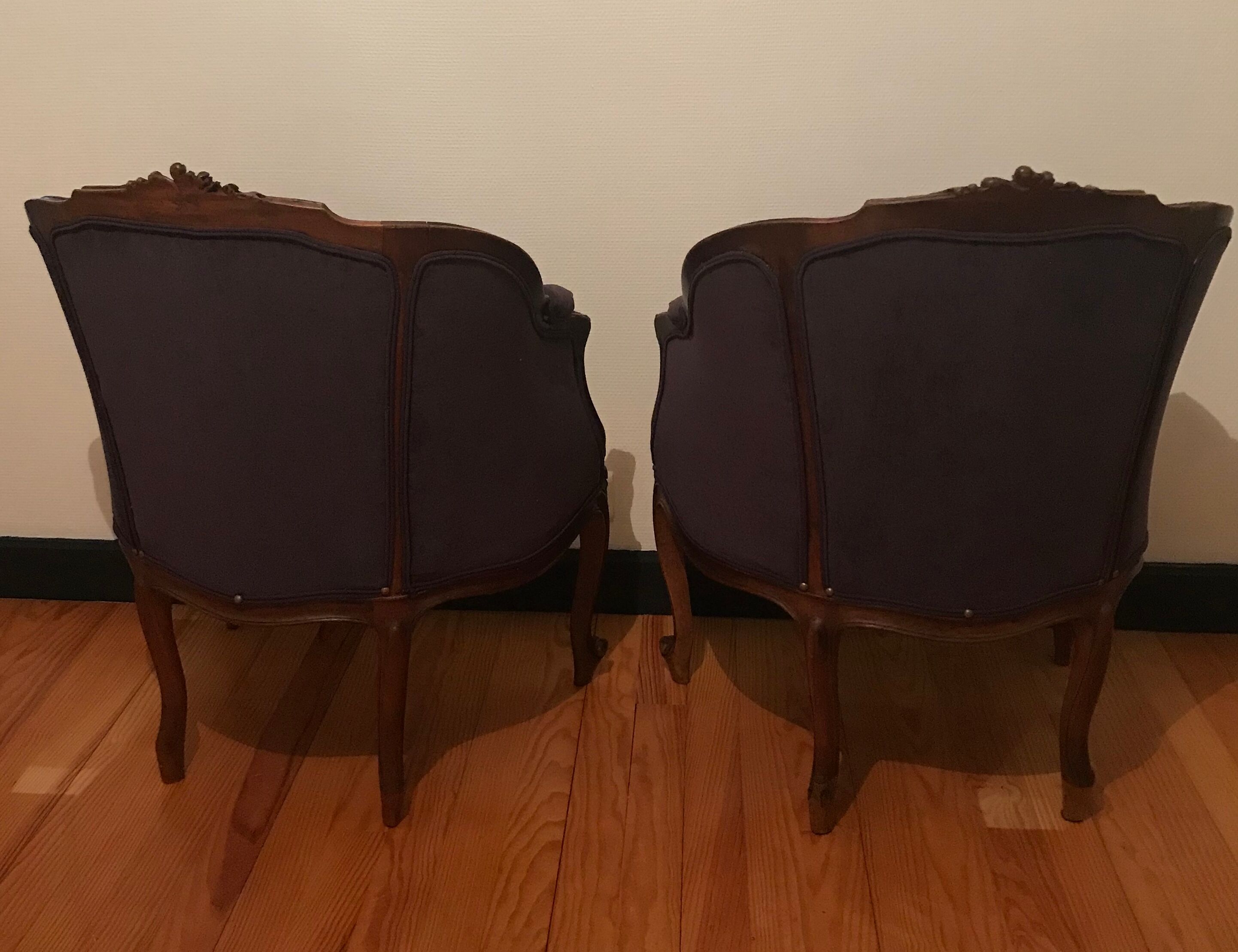 Duo of armchairs
