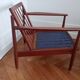 Pair of vintage Scandinavian teak armchairs.