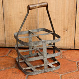 Porte bouteilles en galva