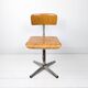 Mid Century Chaise d'école Chaise d'enfant Bois Métal Vintage Rétro Chambre d'enfant Pied Skandi Sca