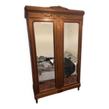 Raw wood wardrobe woodwork