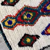 Colorful Moroccan rug Azilal - 190 x 75 cm