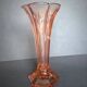 2 Art Deco vases in moulded glass