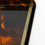 Large tortoiseshell resin tray