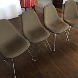 Series of 4 chairs DSX Charles Eames for Herman Miller, 1970