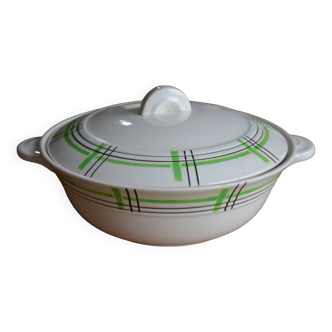 Ceranord St Amand tiled soup tureen