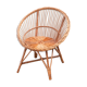 Fauteuil rotin vintage 1960