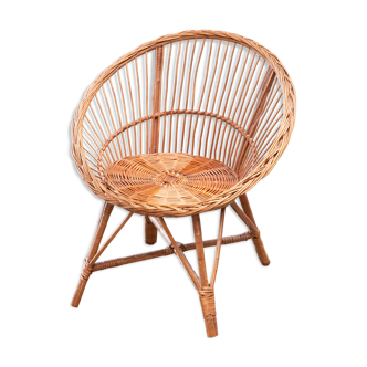 Vintage 1960's rattan chair