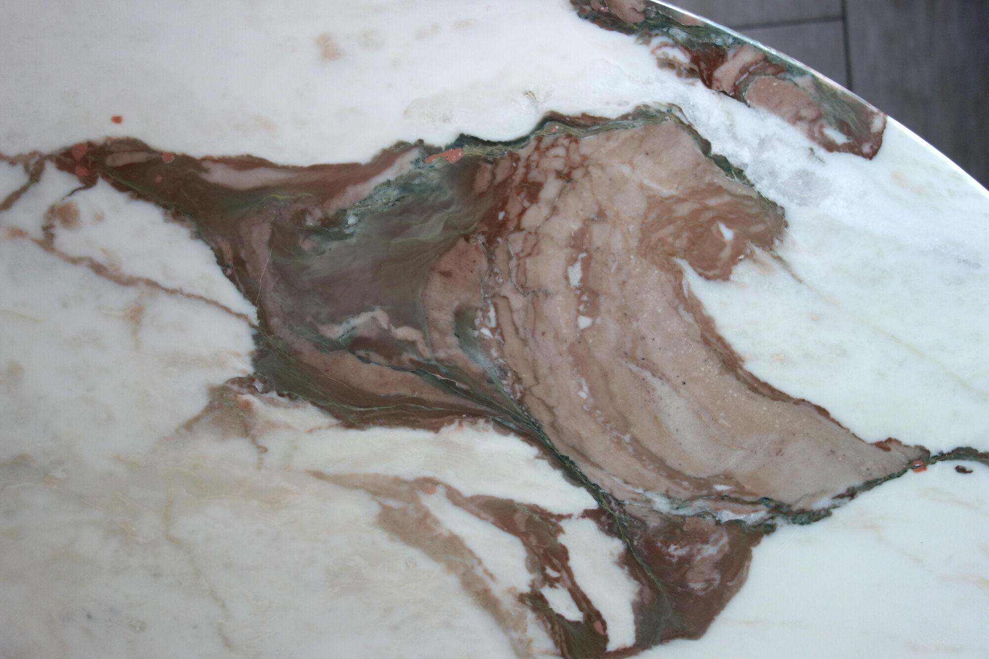 Marble table, 60s/70s