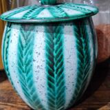 Vallauris ceramic covered pot signed Charles Voltz