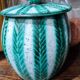 Vallauris ceramic covered pot signed Charles Voltz