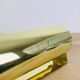 Ikea V413 vintage roller wall lamp, gold metal