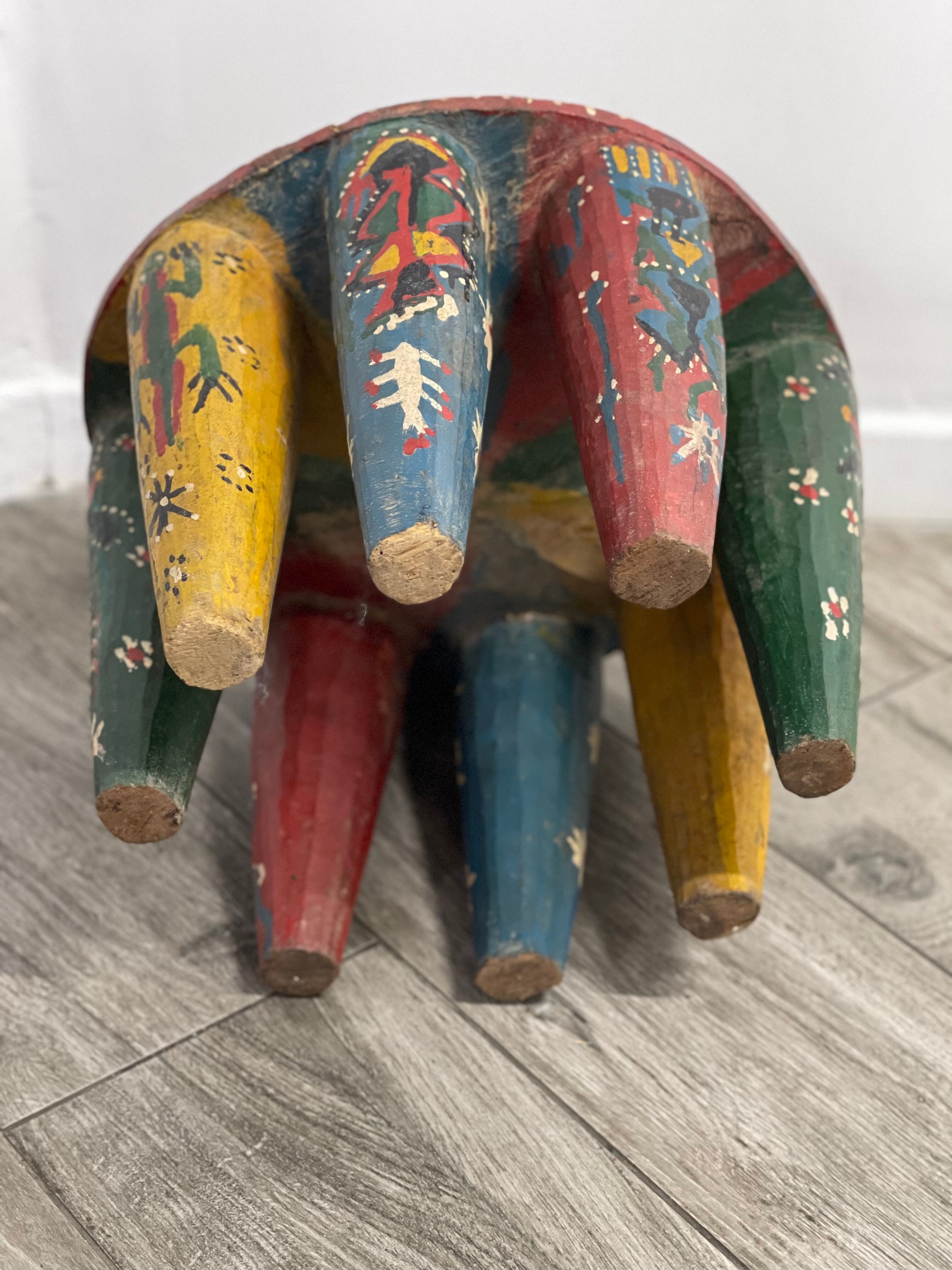 African wooden stool Zindi