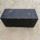 Vintage wooden travel trunk