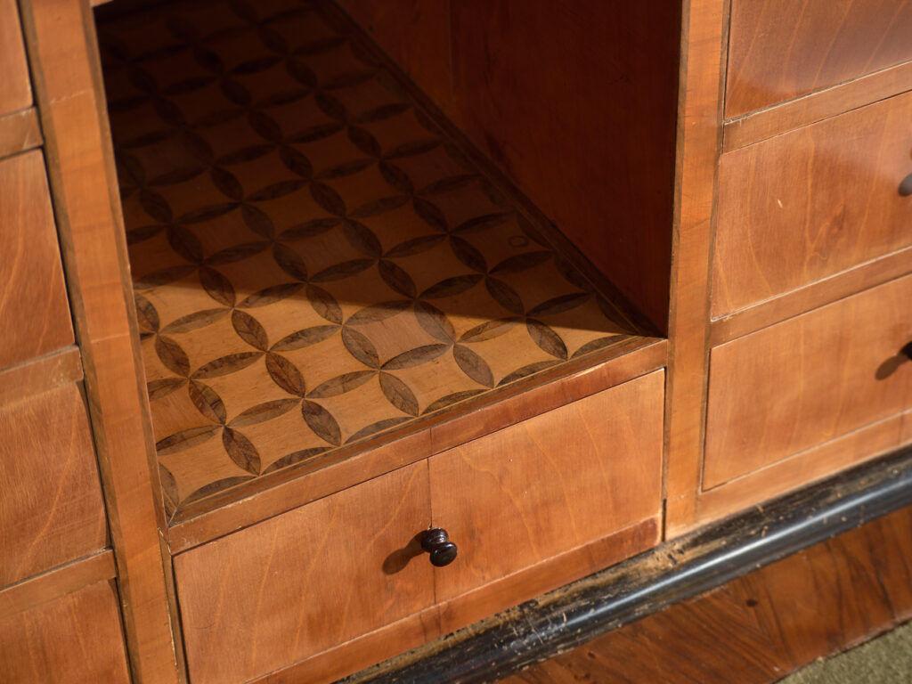 Antique Biedermeier walnut secretary – Austria, circa 1840