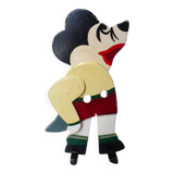 vintage wooden articulated toy