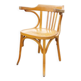 Baumann armchair N°21 in blond beech - 60s