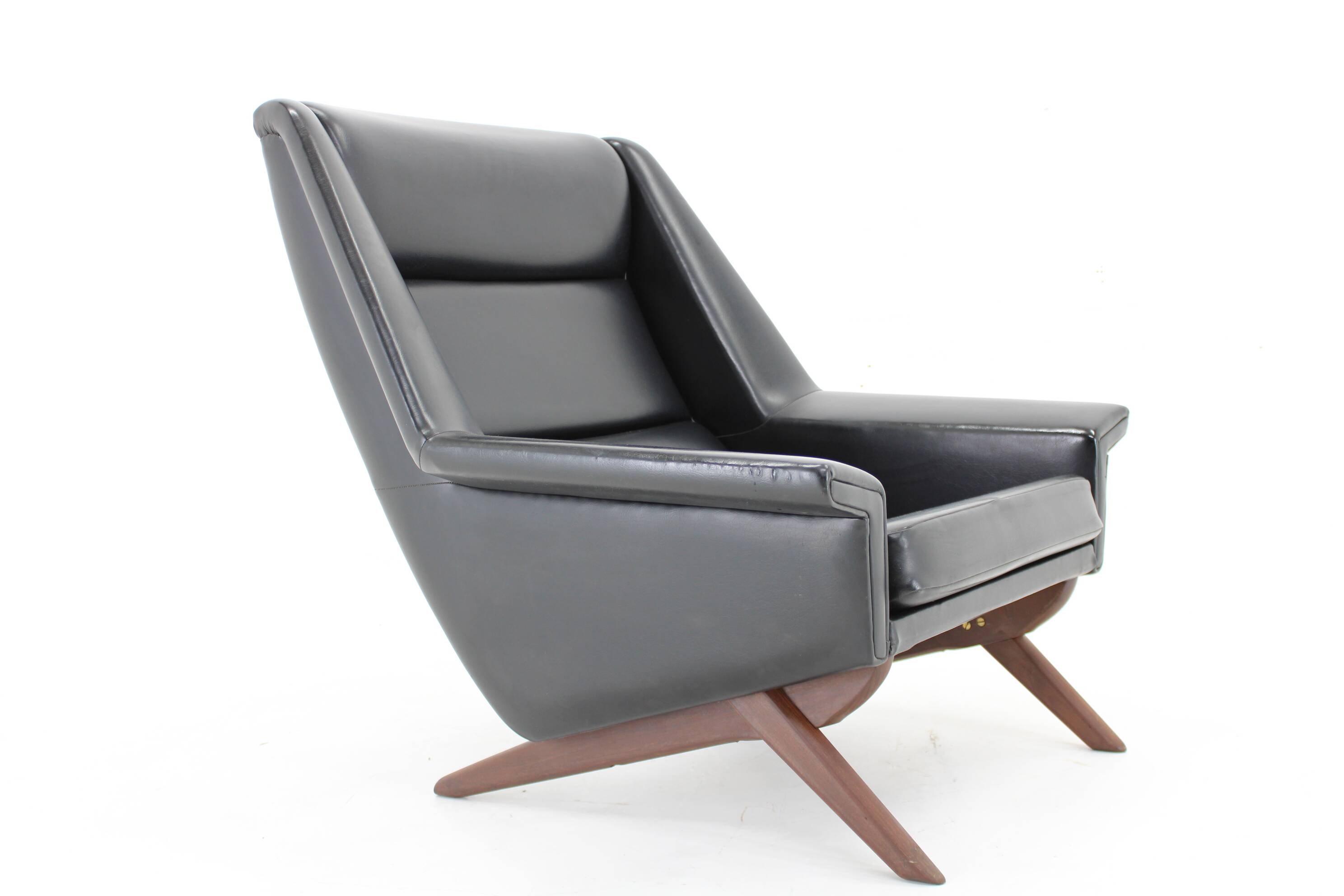 1970s Folke Ohlsson Armchair 4410 in Leatherette, Denmark
