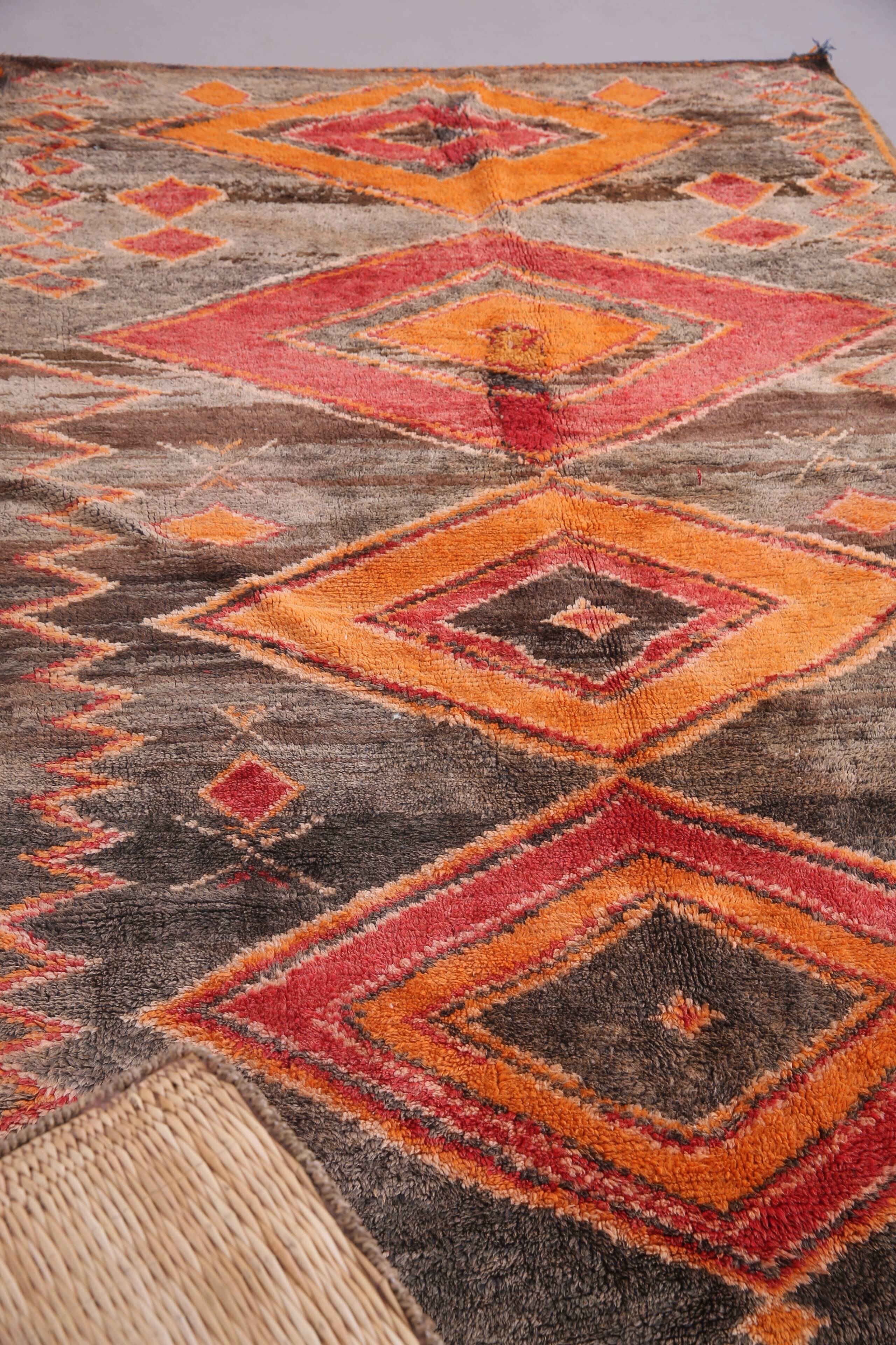 Vintage Moroccan Rug 159 x 238 cm - Bohemian Berber Rug - Antique Wool Rug