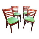 Suite of 4 bistro chairs