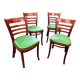 Suite of 4 bistro chairs