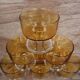 Lot 6 coupes champagne ambrés  Luminarc 70's