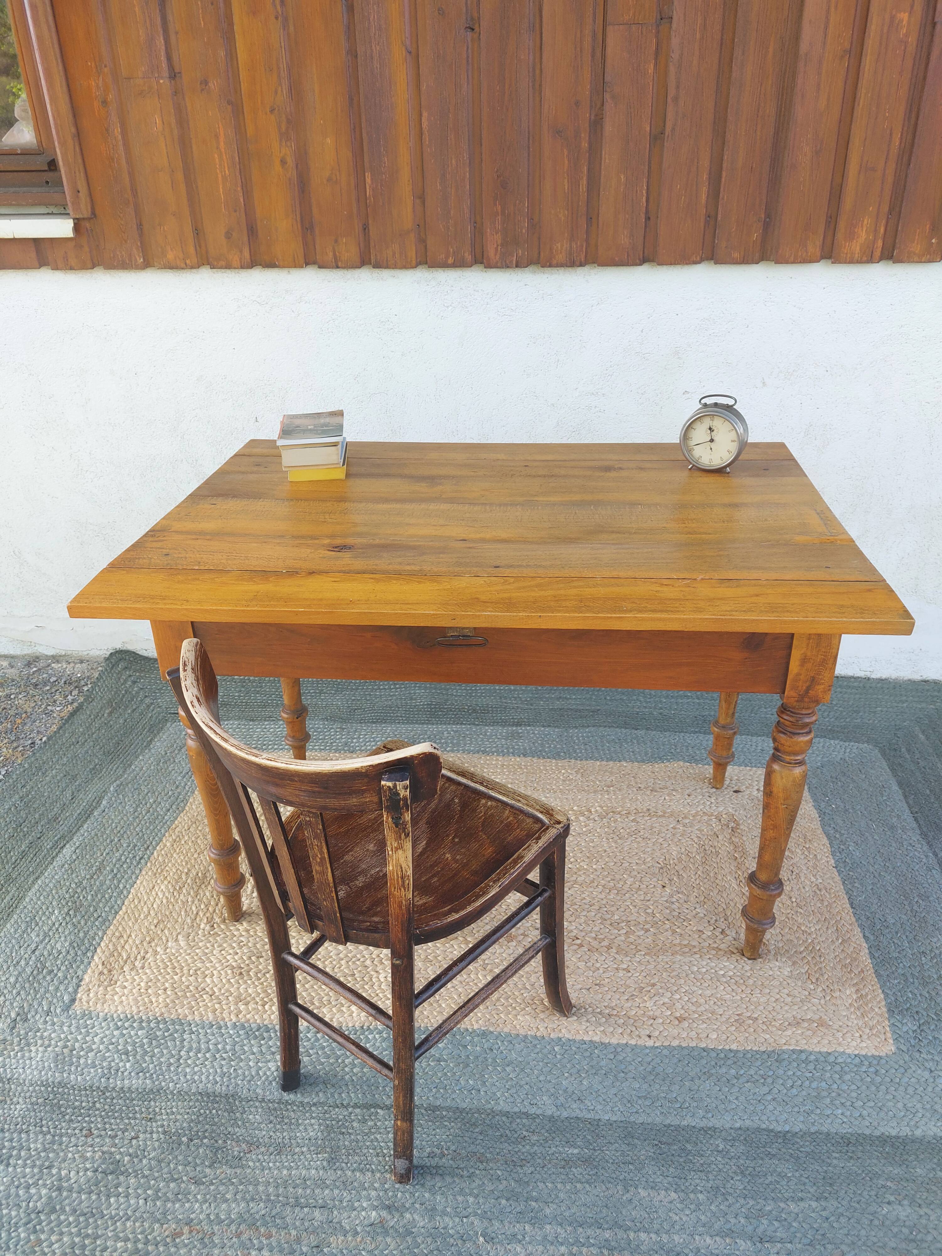 wooden table with extensions