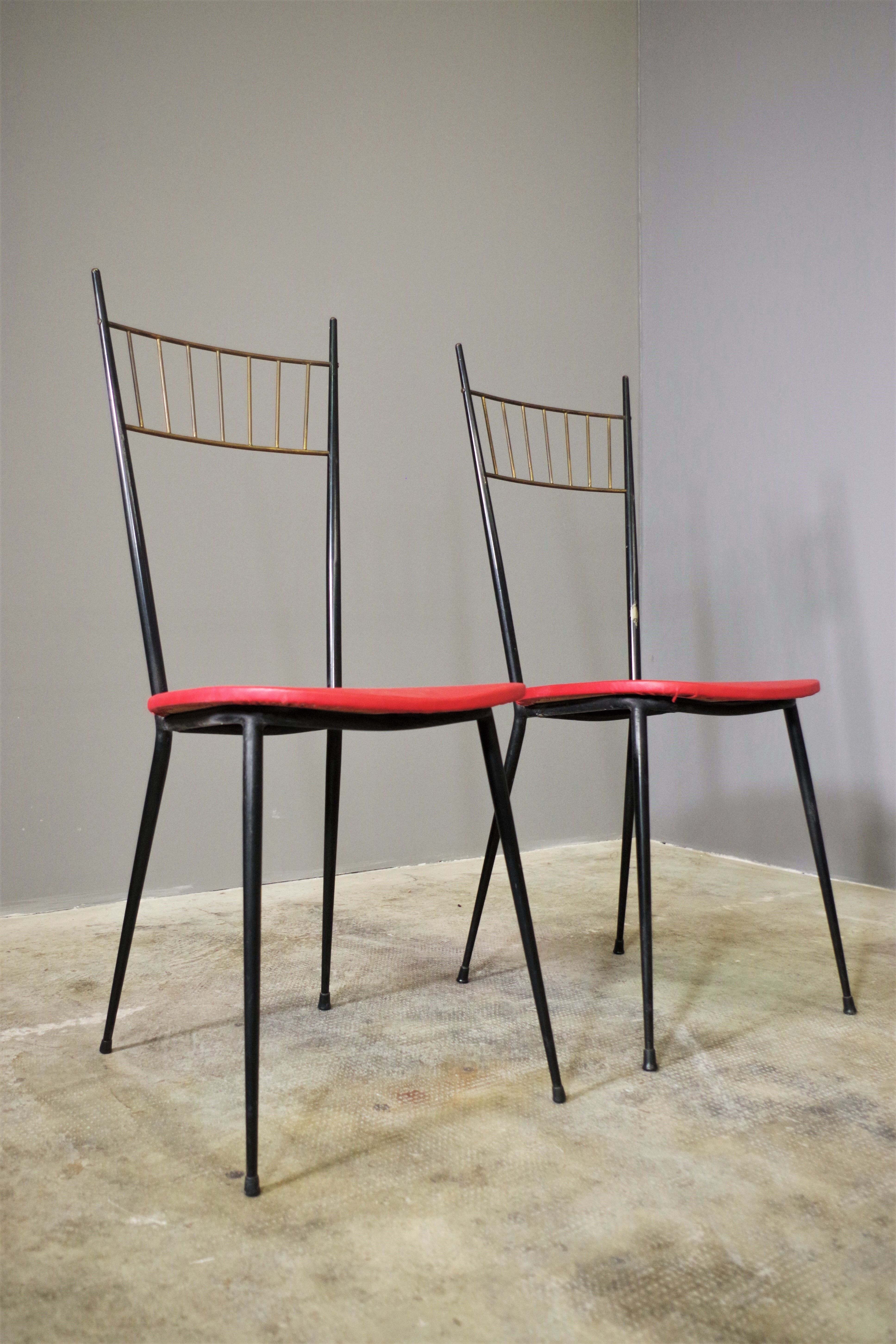 Set of 6 chairs, 1950s