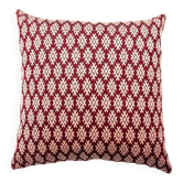 Coussin Kachin bordeaux