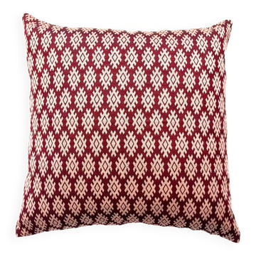 Coussin Kachin bordeaux