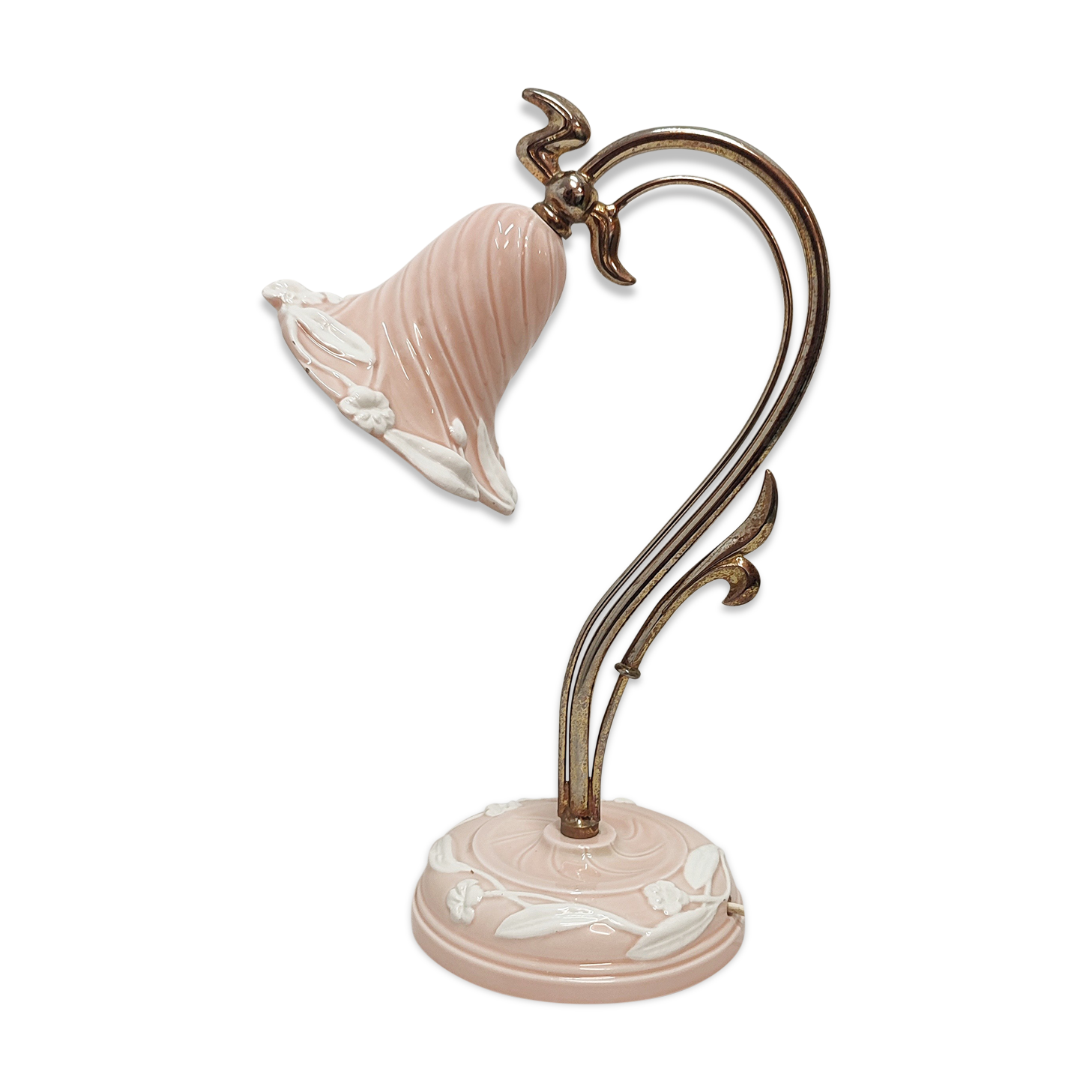 Ceramic desk lamp. Spain, 1980s