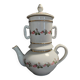 Vintage porcelain coffee pot Apilco fireproof porcelain from the 1960s.