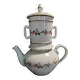 Cafetière vintage porcelaine Apilco porcelaine à feu années 60