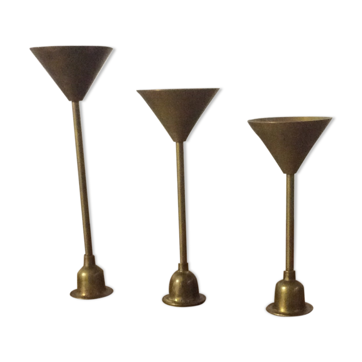 Brass candlesticks