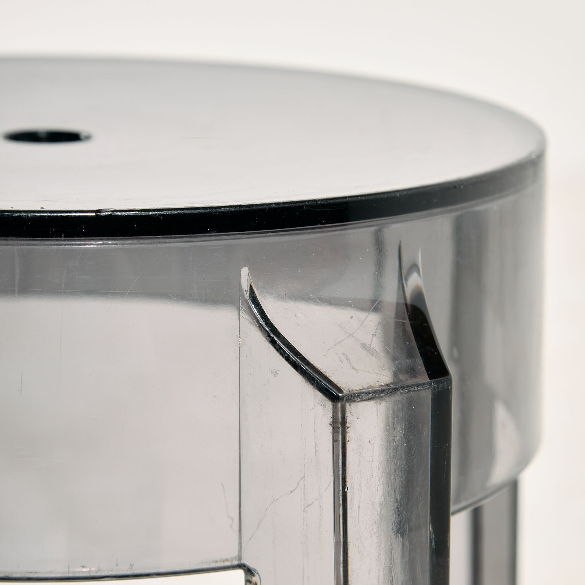 Charles Ghost stool by Philippe Starck for Kartell