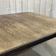 English nineteenth oak table with 1 crank extension