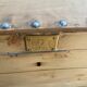 Raw wooden chest with a secret drawer
