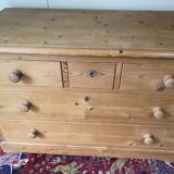 English dresser 5 pine drawers