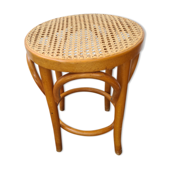 Curved wooden stool and canning