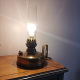 Electrified kerosene lamp