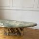 Green marble coffee table
