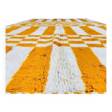 Large natural wool Beni Ouraine rug